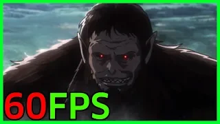 Reiner and Zeke Titan Transformation 60FPS | Attack on Titan Season 3 Part 2「進撃の巨人 Season 3 Part.2」