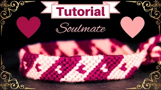 Tiny heart bracelet tutorial for your SOULMATE |  How to make a heart bracelet | Bracelet heart DIY