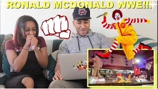 Couple Reacts : "Ronald McDonald WWE Beatdown 2" By Rackaracka Reaction!!!