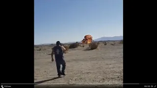MARINES F35-B CRASHES IN CALIFORNIA DESERT AFTER STRIKING A KC 130 DURING REFUELING SEPT 29