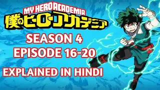 My Hero Academia Season 4 Episode 16-20 in hindi | Explained by Anime gyan