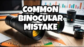 Binoculars diopter (right eye) adjustment. A common mistake made