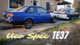 Tire shop ruined my $2000 Volk Racing RAYS TE37s! | Prepping AE86 for paint!