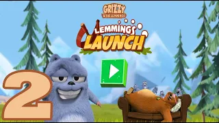 Grizzy and the Lemmings: Lemming Launch - Gameplay walkthrough part 2 (Android, IOS) (Android/iOS)