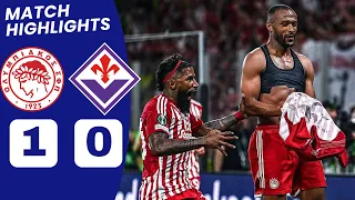 El Kaabi Goal vs Fiorentina | Olympiacos vs Fiorentina HIGHLIGHTS.