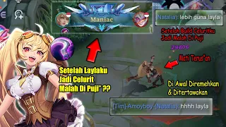 AWAL" LAYLA DITERTAWAKAN & DIREMEHKAN, Di Akhir Di Puji" Nasib User Layla :) ?? - Mobile Legends