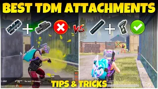 BEST TDM ATTACHMENTS TO CONNECT MORE HEADSHOTS IN CLOSE RANGE🔥TIPS & TRICKS