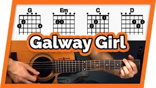 Galway Girl Guitar Tutorial (Ed Sheeran) Easy Chords Guitar Lesson