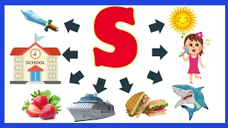 S for 64 words | Letter S for maximum words | ABC word making | vocabulary from S letter |