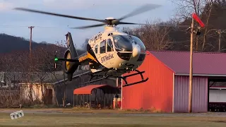 MedEvac Flight lands in Ridgway PA