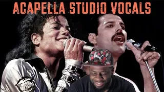 Michael Jackson & Freddie Mercury Acapella studio vocals | Reaction