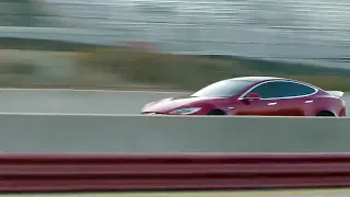 Tesla Model S Plaid at Laguna Seca - teaser from Battery Day event