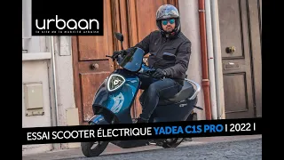 Essai scooter électrique Yadea C1S PRO 2022 - urbaanews