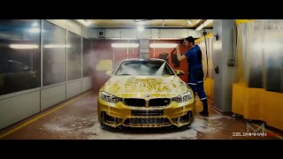 B.M.W. Gold M4 Drifting webm