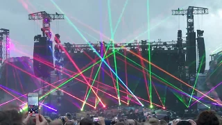 Coldplay LIVE Gothenburg - Midnight lazers + Chris Martin changes his shirt - June 25th 2017