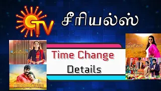 Sun Tv Serial Time Change