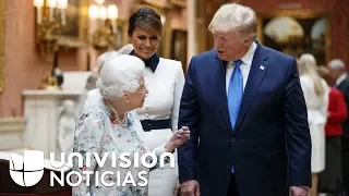 Trump en Inglaterra: visita a la reina Isabel II y llama "perdedor" al alcalde de Londres