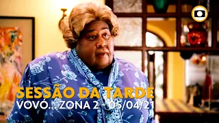 Chamada | Sessão da Tarde - "Vovó... Zona 2" - Segunda | TV Globo (05/04/2021)