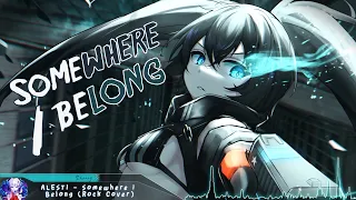 Nightcore - Somewhere I Belong (Rock Cover) - (Lyrics)