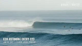 Koa Rothman at an Outer Reef, Jan 16 2021 | Drone Angle