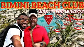 The BEST Beach Club Ever?! | Bimini Beach Club | Virgin Voyages Valiant Lady