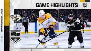 Predators @ Kings 1/6/22 | NHL Highlights