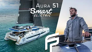 Aura 51 Smart Electric, the new eco-friendly catamaran | by Fountaine Pajot