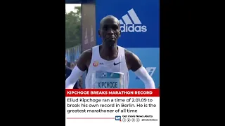 GOAT: Eliud Kipchoge Breaks Marathon World Record.. Again