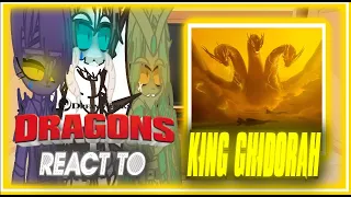 Gacha Club||HTTYD Alpha Dragons + Toothless React To King Ghidorah||🦈Z.R.M.S 2442🦈(No Words)