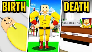Birth To Death: ONE PUNCH MAN in Roblox BROOKHAVEN RP!!