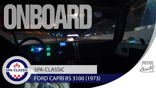 Spa-Classic 2022 - Ford Capri RS 3100 onboard