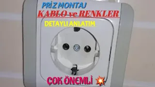 Priz Nasıl Takılır/Topraklı/RENK ve Kablolar Herşeyi Anlattım