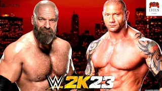 WWE 2K23 | Triple H vs Batista | FULL MATCH | WRESTLEMANIA 35 2023 | PS5 | CRDen Gaming