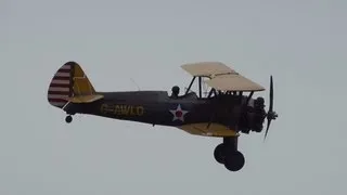 Boeing Stearman at Old Warden  28th April 2013