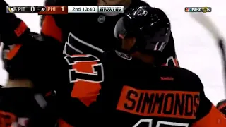 Wayne Simmonds scores 200th career goal | March 15, 2017 vs. Penguins