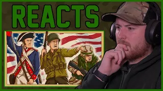 Royal Marine Reacts To Evolution of American Army Uniforms | Animated History
