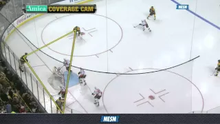 Bruins' Spacing, Puck Movement Sets Up Milan Lucic's Goal Vs. Flames