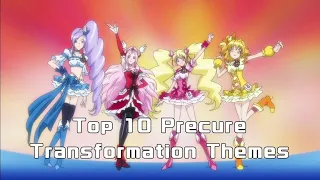 Top 10 Precure Transformation Themes