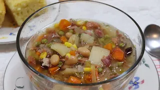 Slow Cooker Ham Bone Soup | Easy Soup Recipe | MOLCS Easy Recipes