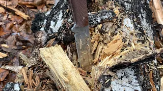 Outrider hardy górolski nóż survivalowy Test noża ze stali Becut. Polish custom knife Outrider BECUT