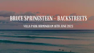 Bruce Springsteen - Backstreets | Villa Park, Birmingham 16/06/2023