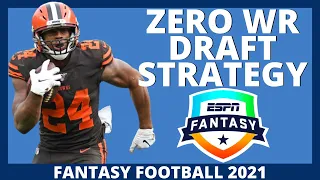 2021 Fantasy Football Draft Strategy - WR Zero Strategy Fantasy Football Mock Draft 2021