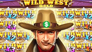 WILD WEST GOLD 🤠 SLOT BONUS BUYS AND MEGA BIG WIN 🔥 BIG MULTIPLIERS AND PREMIUMS ALL THE WAY OMG‼️