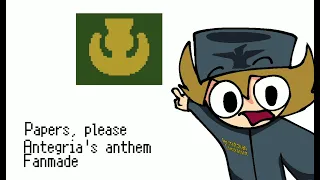 How I hear Antegria's anthem (or theme) [papers, please]