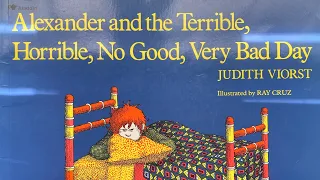 Alexander’s Terrible, Horrible, No Good, Very Bad Day   Read Alouds with Mr  Jason