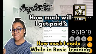 How much money do you get paid at basic training | full army pay breakdown| is it worth it ?