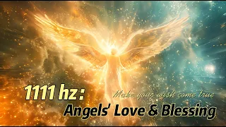 1111 Hz Angels' Love & Blessing | Angel Number Frequency | Sleep & Listen