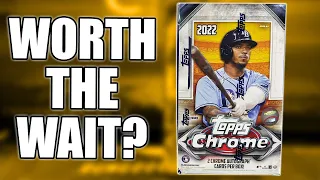WORTH THE WAIT?! |  2022 Topps Chrome Baseball Hobby Box Review