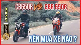 SO SÁNH CB650r và CBR 650r | vài gợi ý cho anh em sắp mua xe | ĐÈN LED THỐNG NGUYỄN