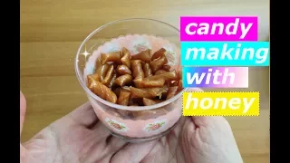 HOW TO MAKE  CANDY WITH HONEY-HEALTHY SUGAR FREE (NO GRANULATED SUGAR)